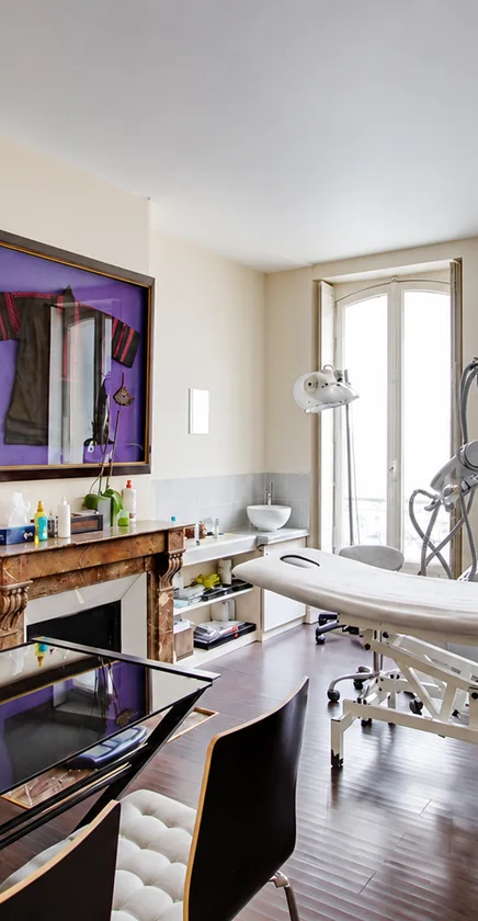 Body-technology room of the practice in Neuilly-sur-Seine, Paris