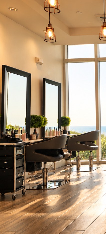 The hair salon facing the ocean, HEED Spa Hallandale Beach